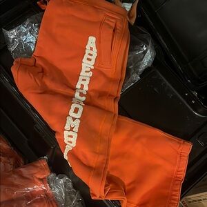 Abercrombie Orange Sweatpants